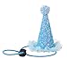 Sombrero de Cumpleaños Para Perros,Triángulo de Pañuelo de Cumpleaños para Perros,Set de...