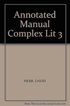Paperback Annotated Manual Complex Lit 3 Book