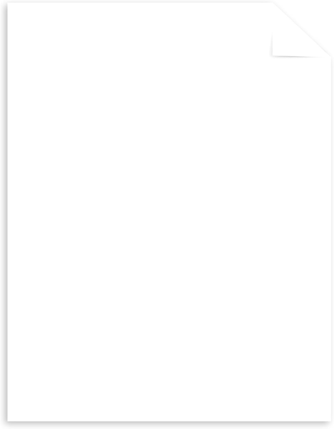 Astrodesigns Cardstock, White, 97 Brightness, 8.5" x 11", 80 lb., Heavyweight Paper, 100 Sheets, Perfect for DIY Projects, Card Making, Scrapbooking & Invitations (91801)