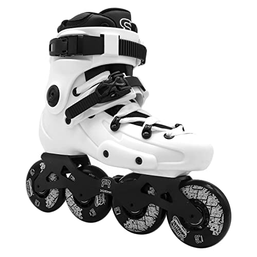 FR Skates FR1 White 80 2019 Inline Skates for Freeride, Slalom, City...