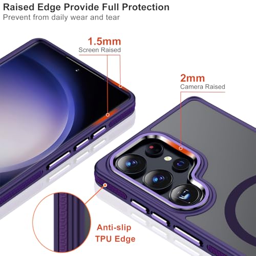 Image of MALEWOLF Magnetic Case for Samsung Galaxy S25 Ultra, Slim Matte Cover