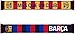 Icon Sports Officially Licensed FC Barcelona Soccer Supporter Scarf – “Més Que Un Club” Blaugrana Knit Fan Scarf with FCB Crest - Home