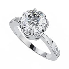 14K White Gold Plated