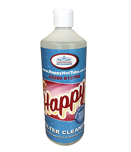 Happy Hot Tubs 1lt Concentrate Filter Cartridge Cleaner Hot Tub Pool