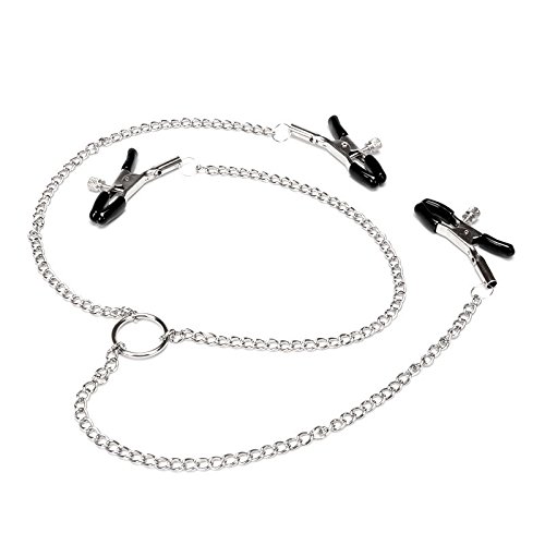 Adjustable Clips Three Heads Clamps with Chain And A Free Jewelry Bag (Fulfilled by Merchant)