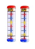 Rainmaker Stick, Rain Stick Shaker, Music Sensory Auditory Instrument, 8 Inches, 2Pcs