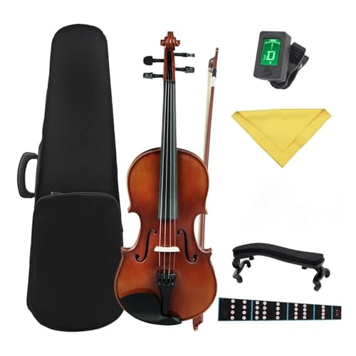 Violon acoustique 1/8 en épicéa vintage avec son set d'accessoires complet