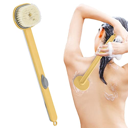 Cepillo trasero, baño para el cuerpo almacenable, baño mango largo, baño para la espalda, Cepillos cuerpo ducha en belleza, limpieza masaje baño mango largo, cuerpo para hombres y mujeres relajantes