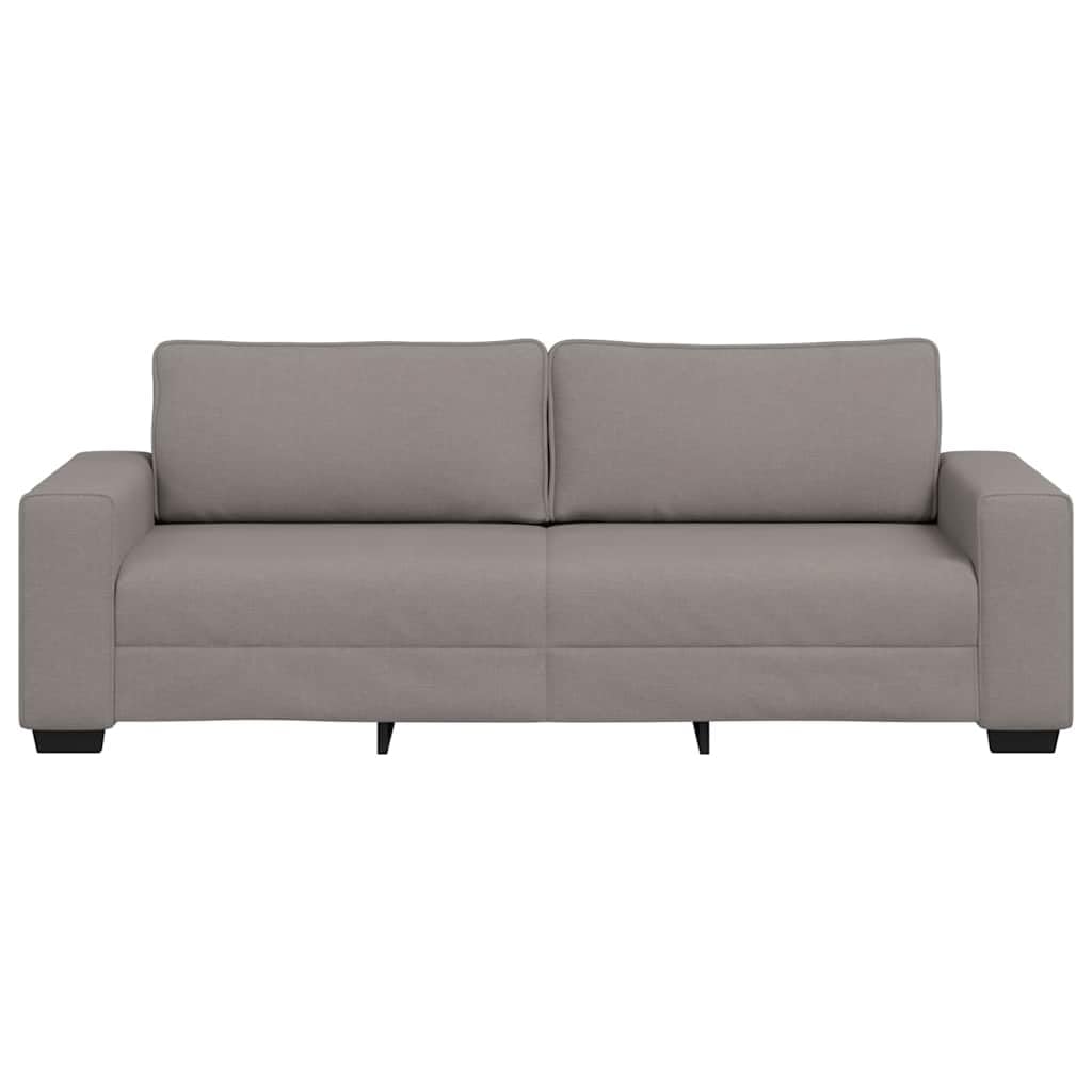 vidaXL 3-zitsbank Taupe 220x77x82 cm Stof