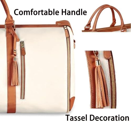 Velouette Mochila De Viaje Carry on, Wrinkle-Free Large Capacity Weekender Tote, Waterproof Durable Travel Duffel for Men & Women (Pink)3