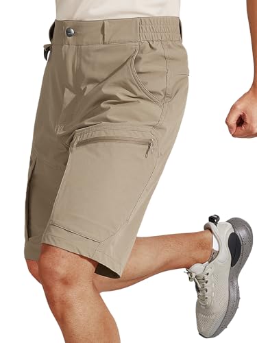 Tactical Cargo Shorts for Men Quick-Dry Lightweight Work Shorts with 7 Pockets,Durable Hiking Outdoor Short