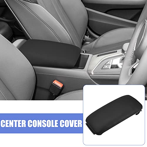 X AUTOHAUX Center Console Cover Lid 8P0864245P for Audi A3 2003-2012 Armrest Cover Pad Replacement Faux Leather Black by X AUTOHAUX - Image 2