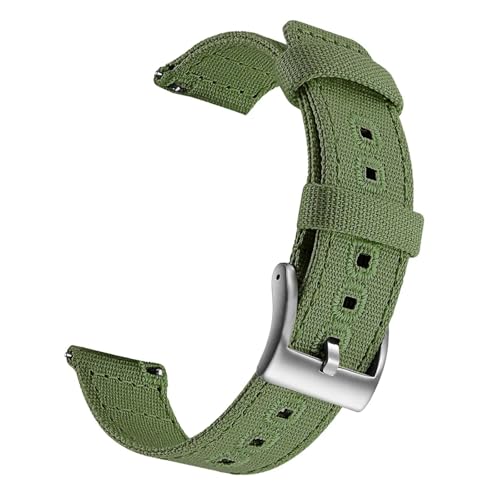Bracelet de montre en toile 20mm 22mm HuanJ à dégagement rapide pour hommes et femmes