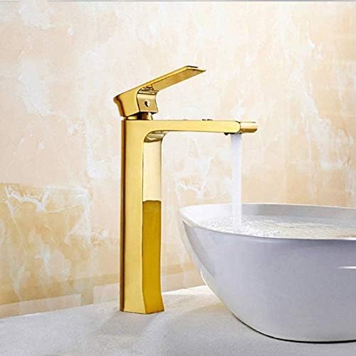 Robinet lavabo doré contre les éclaboussures : confort au quotidien