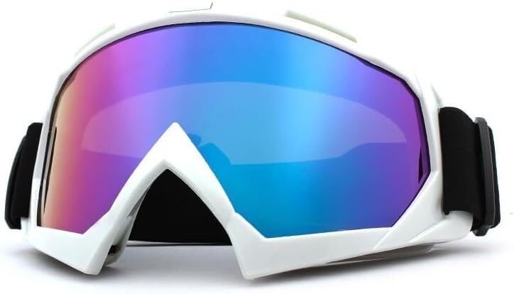 Kask motocrossowy gogle okulary Gogle narciarskie Wiatroszczelne Jazda na rowerze Zimowe Przeciwmgielne Snowboardowe Okulary narciarskie Gogle narciarskie Okulary przeciwsłoneczne Gogle motocrossowe(B