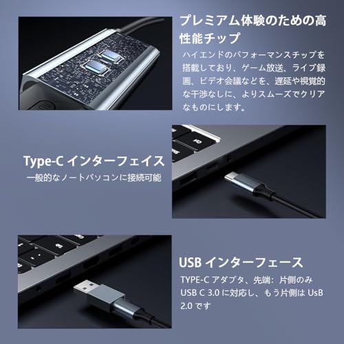 ZVZHM HDMI キャプチャーボード 4K@30Hz の商品画像 2