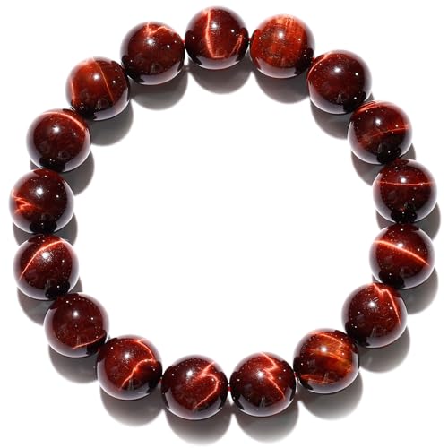 Bracelet pierres précieuses 12mm idée cadeau spirituel unisexe