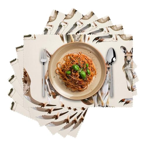 Set de table kangourou évite les glissades d'assiettes sur vos tables de repas - 3