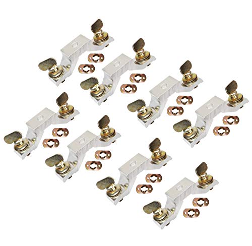 GBGS Moving Head Light Bridge Connector Truss Clamp Bracket, Quick Lock, Aluminium Alloy, 12 mm Aperture Diameter, 220 lb Load Capacity(8 Pack)