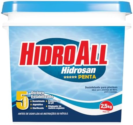 HidroAll Balde cloro granulado Hidrosan Penta 2,5 kg
