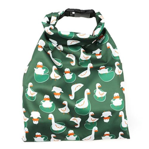 Sac Étanche Réutilisable pour Vêtements et Couches Mouillées, Sac Imperméable Lavable pour Maillots de Bain (Vert)