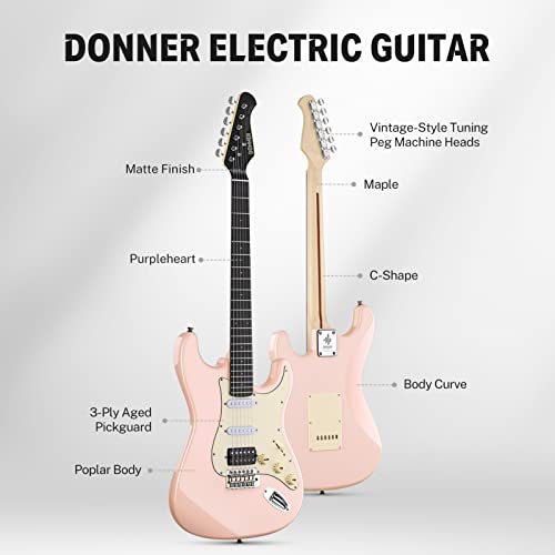 Donner DST-200 39" Electric Guitar - Stylish & Versatile Set - Image 2