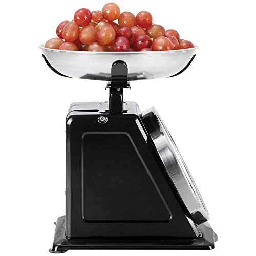 Starfrit 080211-003-0000 Retro Mechanical Kitchen Scale, Silver/Black - Thumbnail 6