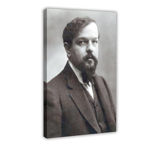 Impression sur toile Claude Debussy poster d'art mural de haute qualite avec cadre robuste