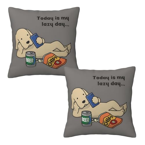 LNJPYMX lazy day NbVJo[ 2 Zbg  Vv _炩 ֎q ԓ \t@w Jo[ CeA Jo[ zcJo[ ƒ둕 lGʗp 18"x18"