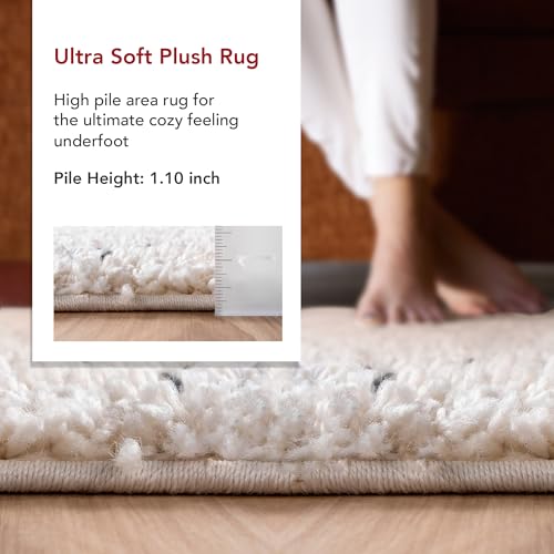nuLOOM Jessie Moroccan Lattice Tassel Alfombra 5x8 Blanco miniatura 5