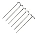 TOAKS Titanium Shepherd's Hook Tent Stake (Pack of 6)