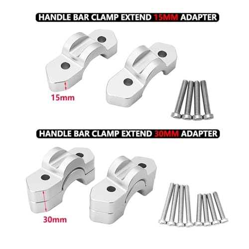Motocicleta abrazadera manillar elevador adaptador de extensión R1300GS 2023 2024 7