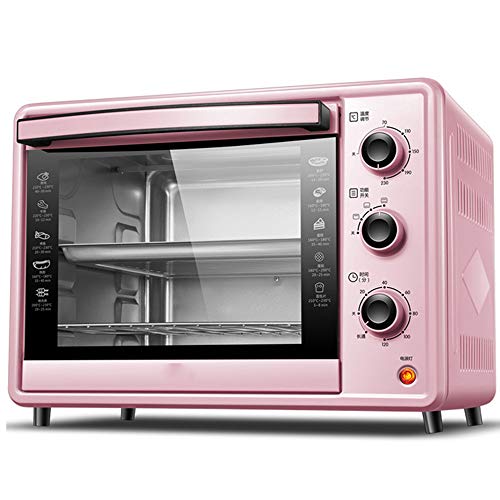 Mini Desktop Konvektion Elektrischen Pizzaofen, 30 Liter, 1500 W, Exquisites Aussehen, Vierschichtiger Grill, Mit