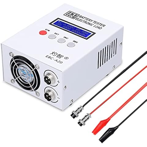 YALIDA EBC-A20 Battery Tester 30V 20A 85W Lithium Lead-acid Batteries Capacity Test Device 5A Recharge 20A Discharge Support PC Online Software Control Cover