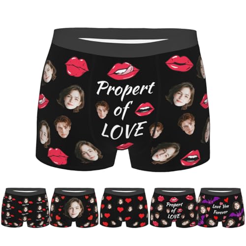 Bulk Custom Boxer Personalized Custom Popular Personalized Gift Fashion Funny Underwear Customizable Underwear