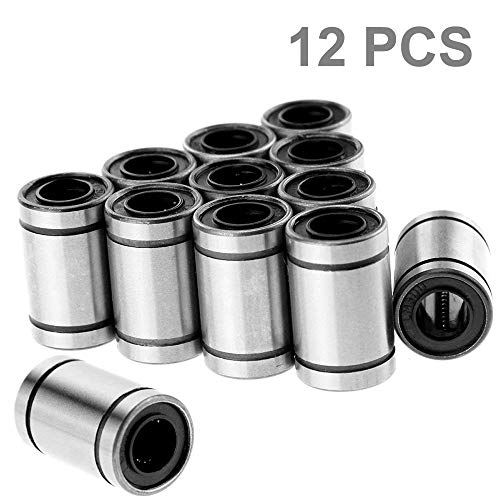 TeeGoo LM8UU Linear Ball Bearing Bush Bushing CNC Slide Bushing for 3D Printer