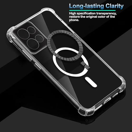 Image of Amazon Brand - Solimo Thermoplastic Polyurethane Wireless Charging Support Back Cover for Motorola Moto Edge 50 Wireless Charging Support Back Cover - Transparent