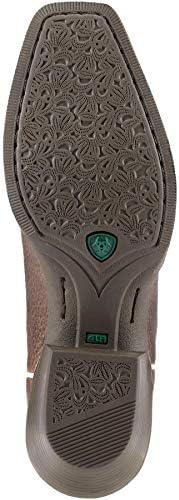 Ariat Women's Round Up Square Toe Western Cowboy Boot, Powder Brown, 8 M US | Image 2
