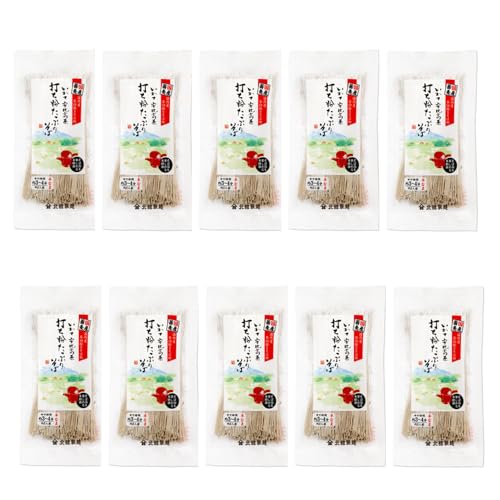 [北舘製麺] 打ち粉たっぷりそば ( 麺180g、打ち粉 10g )× 10袋入り