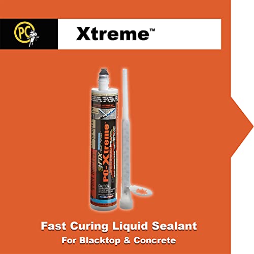 Pc Products Pc-Xtreme Polyurea Joint Filler, Concrete And Blacktop Sealant, 22Oz Cartridge, Gray 96000 & Sashco 30251 Pre-Caulking Filler Rope Backer Rod Roll, 100' Length X 1/4" Width, 1/4" X 100' #TOP3