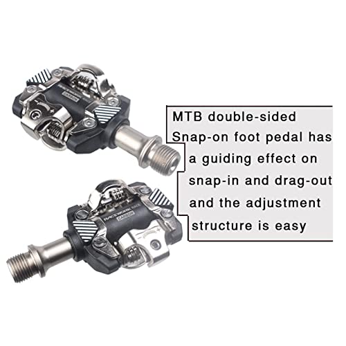 Heroneo Mountain Bike Pedals, Mtb Pedals, Non-Slip Dual Sided Lightweight Aluminum Alloy, Self-Locking Cycling Bike Platform Pedals For Bmx Mtb 9/16" (Black) #TOP5