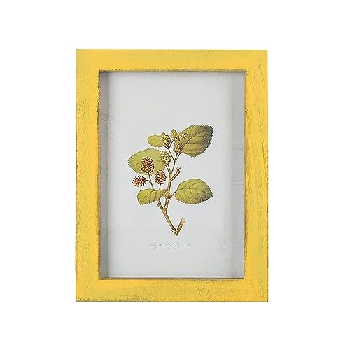 Marcos de Fotos Rusticos, 1 Pcs Portafotos de Madera 6x4, Marcos de Fotos con Soporte, Portaretratos Vintage Decoracion, Portaretratos Mesa, para Sala de Estar, Porche, Sala de Estar, Bar, Comedor