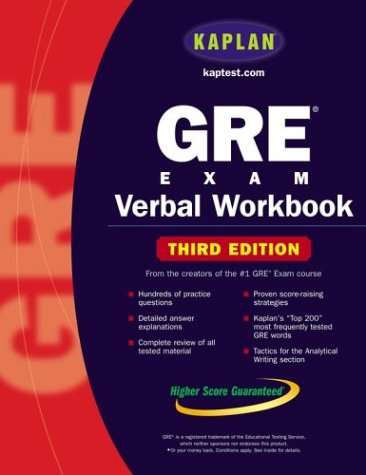 Buy Kaplan GRE Exam Verbal Workbook — BookShops.in