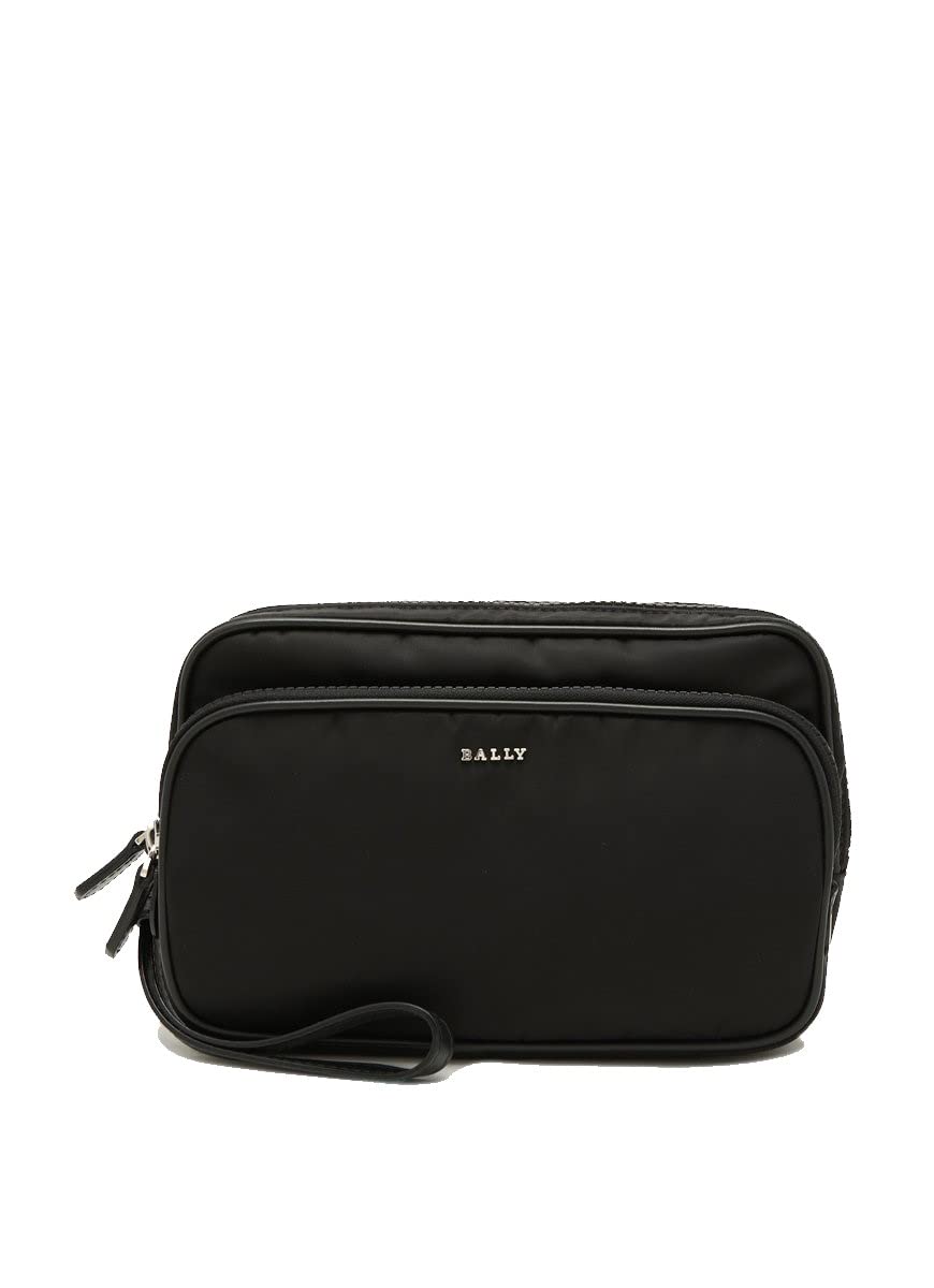 Bally Centon Men's 6231785 Black Nylon Clutch Bag