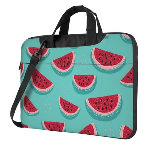Bolso para portátil con patrón de sandía 15.6 pulgadas impermeable miniatura 1