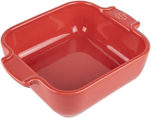 Peugeot Appolia Petite - Plato cuadrado para hornear, color rojo, 7 x 5 x 2 pulgadas