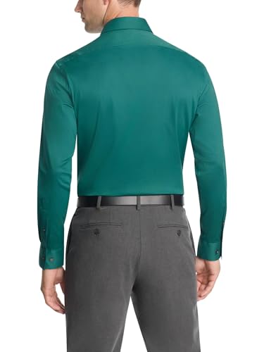 Image of Van Heusen Men's Dress Shirt Fitted Everyday Defense Stretch