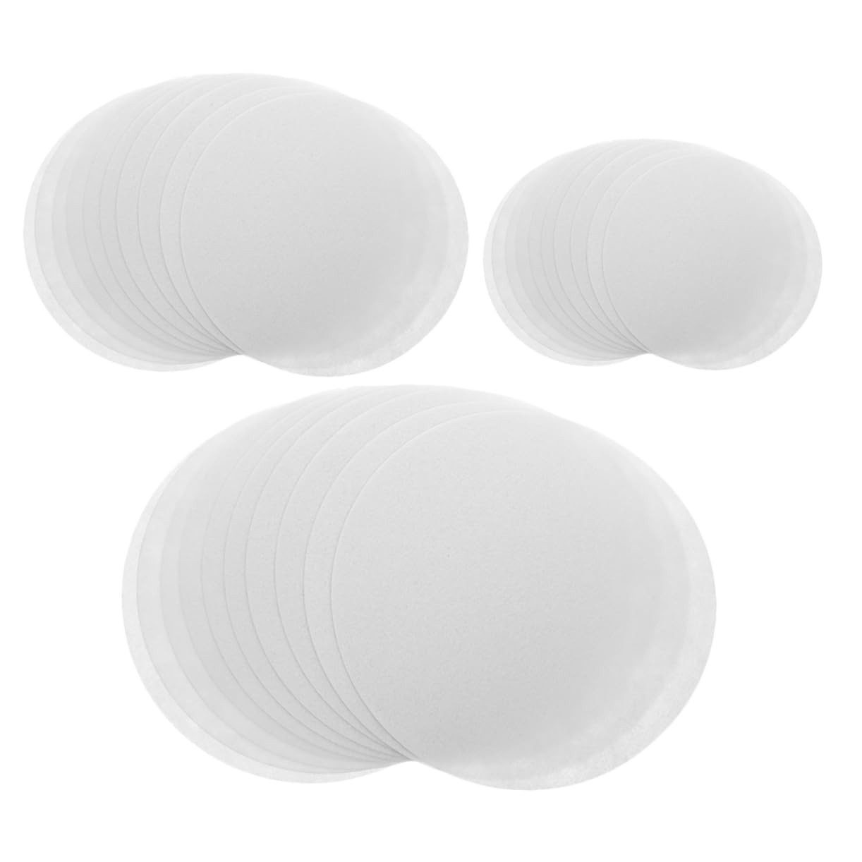 Gatuida 120 Piezas de Platos de Fieltro Redondos Separadores Resistentes al Calor para Platos Sartenes y Ollas Almohadillas Antirayaduras Reutilizables