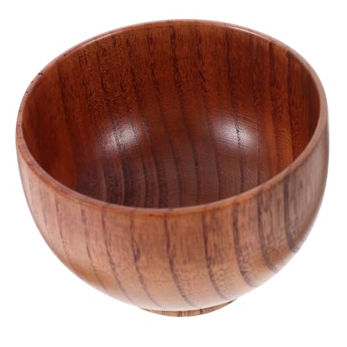 Didiseaon Men's Wooden Shaving Bowl Durable Shaving Mug for Cream and Soap Design with Fine Texture Lightweight and Easy to Clean for Face Care Routine