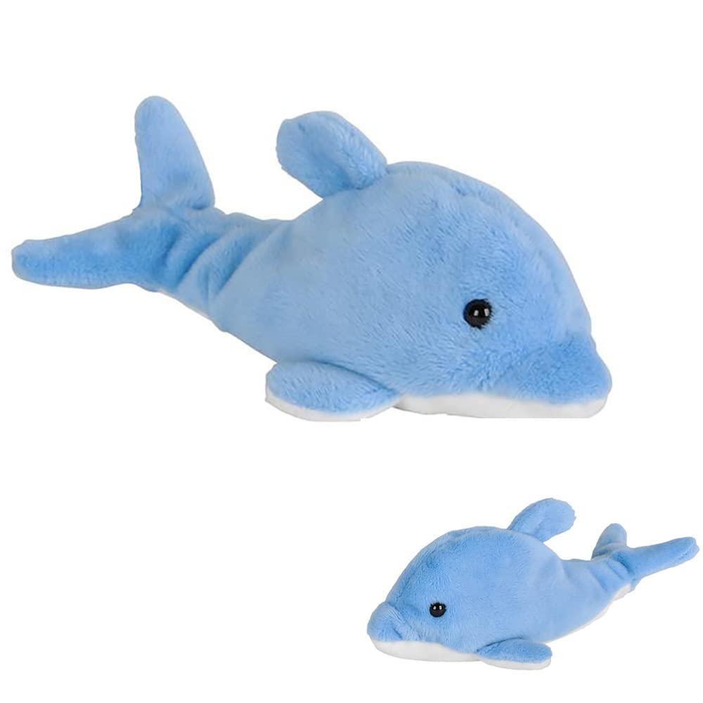 Amazon.com: The Dreidel Company Dolphin Plush Mighty Mights, 3.5